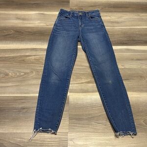 🏁 American Eagle Outfitters Curvy Hi-Rise Jegging - Blue size 0